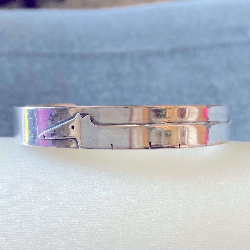 Annie Kajiya 4 Sign Language Company Cuff Bracelet.